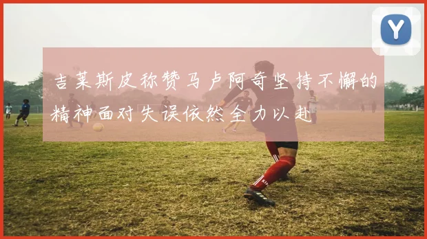 吉莱斯皮称赞马卢阿奇坚持不懈的精神面对失误依然全力以赴
